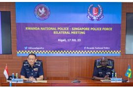 Rwanda, Singapore Police forces hold bilateral meeting in Kigali