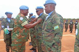 UN medals for Rwandan peacekeepers