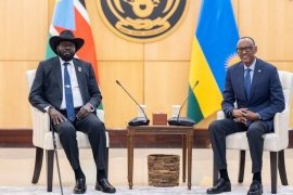 President Kagame holds talks with Salva Kiir of South Sudan