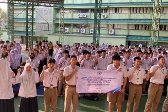Thailand Students Express Hope for Peace on the Korean Peninsula through Letters