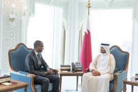 Ambassador Marara meets Minister of Interior from Qatar
