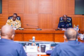 Rwanda, Burkina Faso Police Chiefs hold bilateral meeting in Kigali