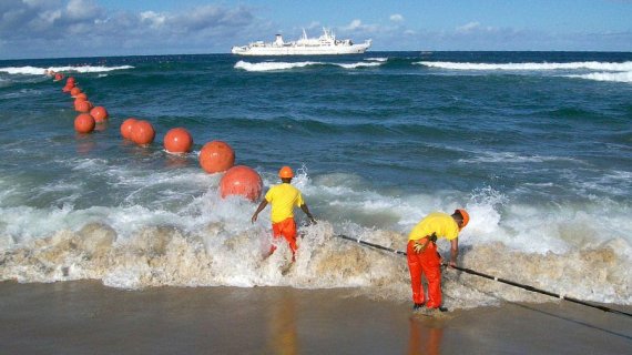 Google is building the first fiber optic cable connecting Africa and Australia