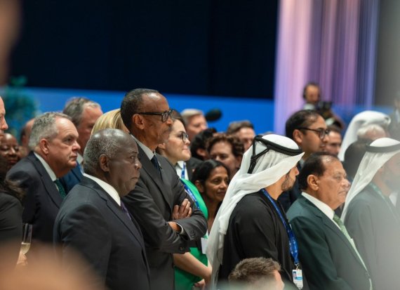 Kagame attends ’Sustainable Markets Initiative’ reception